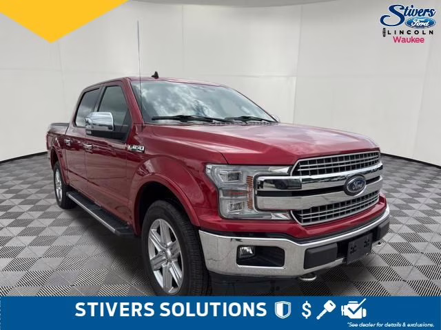 2020 Red Ford F-150 Lariat 4X4 Truck
