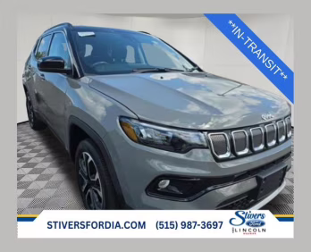 2022 Sting-Gray Clearcoat Jeep Compass Limited 4X4 SUV