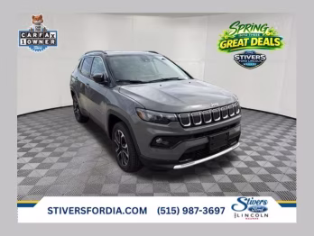 2022 Sting-Gray Clearcoat Jeep Compass Limited 4X4 SUV