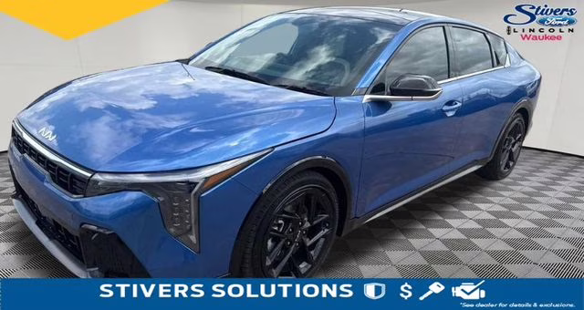 2025 Wave Blue Kia K4 GT-Line Turbo FWD Sedan