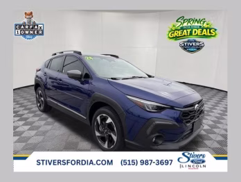 2024 Sapphire Blue Pearl Subaru Crosstrek Limited AWD SUV
