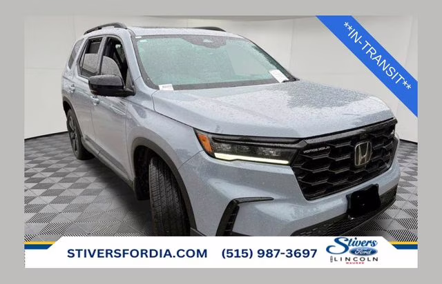 2025 Blue Honda Pilot Black Edition AWD SUV