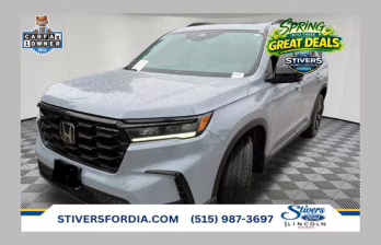 2025 Blue Honda Pilot Black Edition AWD SUV