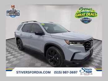 2025 Blue Honda Pilot Black Edition AWD SUV
