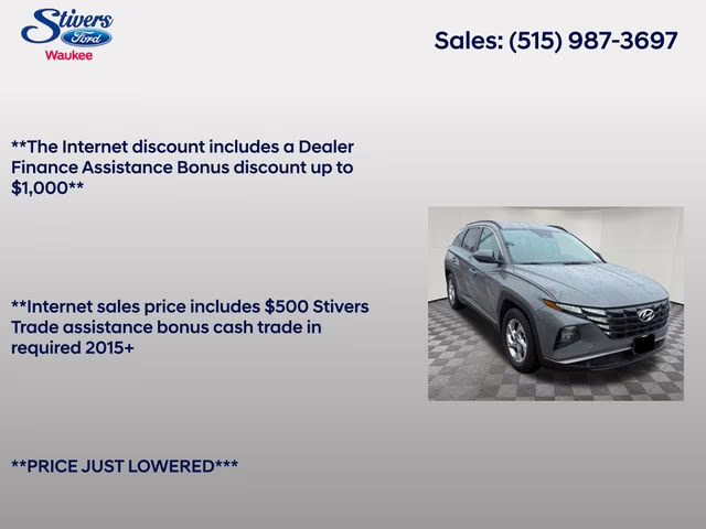 2024 Hampton Gray Hyundai Tucson SEL FWD SUV