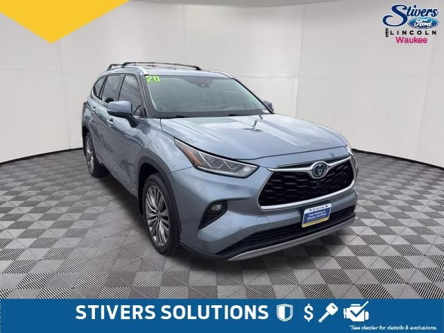 2020 Moon Dust Toyota Highlander Hybrid Platinum AWD SUV