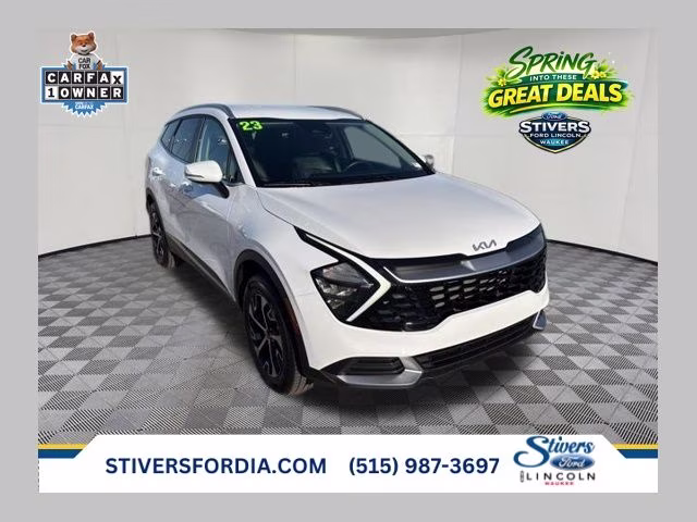 2023 Glacial White Pearl Kia Sportage EX AWD SUV