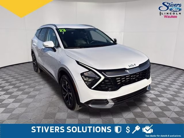 2023 Glacial White Pearl Kia Sportage EX AWD SUV