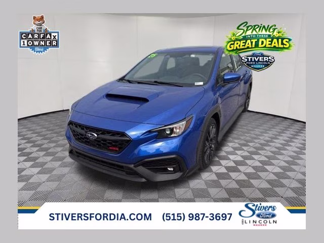 2025 WR Blue Pearl Subaru WRX Premium AWD Sedan