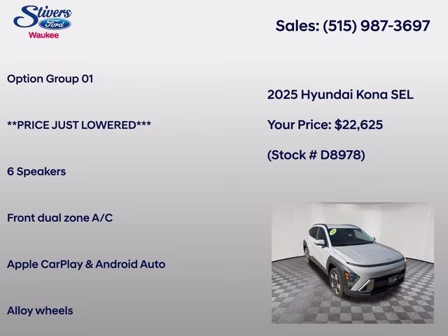 2025 Cyber Gray Metallic Hyundai Kona SEL AWD SUV