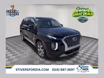 2022 Abyss Black Pearl Hyundai Palisade SEL AWD SUV