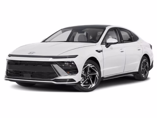 2024 Serenity White Hyundai Sonata SEL FWD Sedan