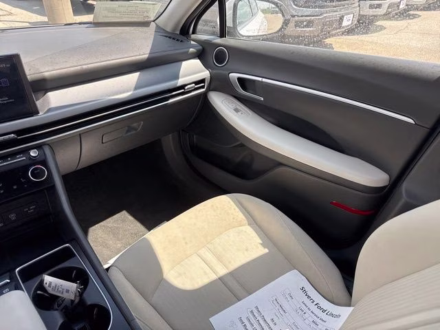2024 Serenity White Hyundai Sonata SEL FWD Sedan