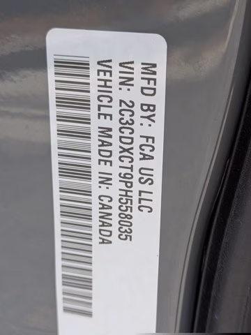 2023 Destroyer Gray Clearcoat Dodge Charger R/T RWD Sedan