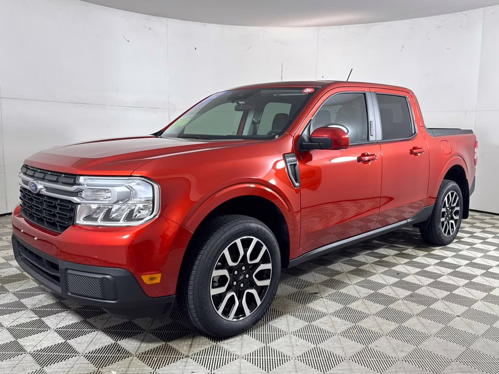 2023 Chili Pepper Red Ford Maverick Lariat FWD Truck