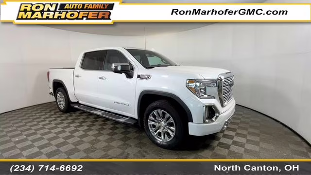 2021 White Frost Tricoat GMC Sierra 1500 Denali 4X4 Truck