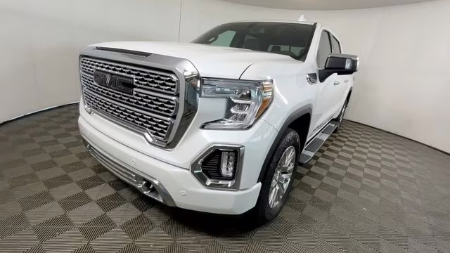 2021 White Frost Tricoat GMC Sierra 1500 Denali 4X4 Truck