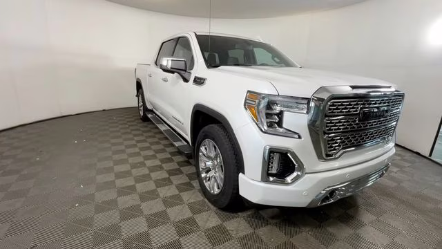 2021 White Frost Tricoat GMC Sierra 1500 Denali 4X4 Truck
