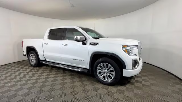 2021 White Frost Tricoat GMC Sierra 1500 Denali 4X4 Truck