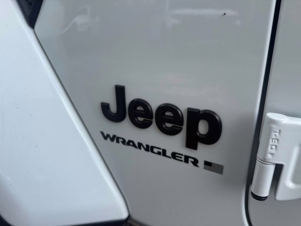 2023 Bright White Clearcoat Jeep Wrangler Altitude 4X4 SUV