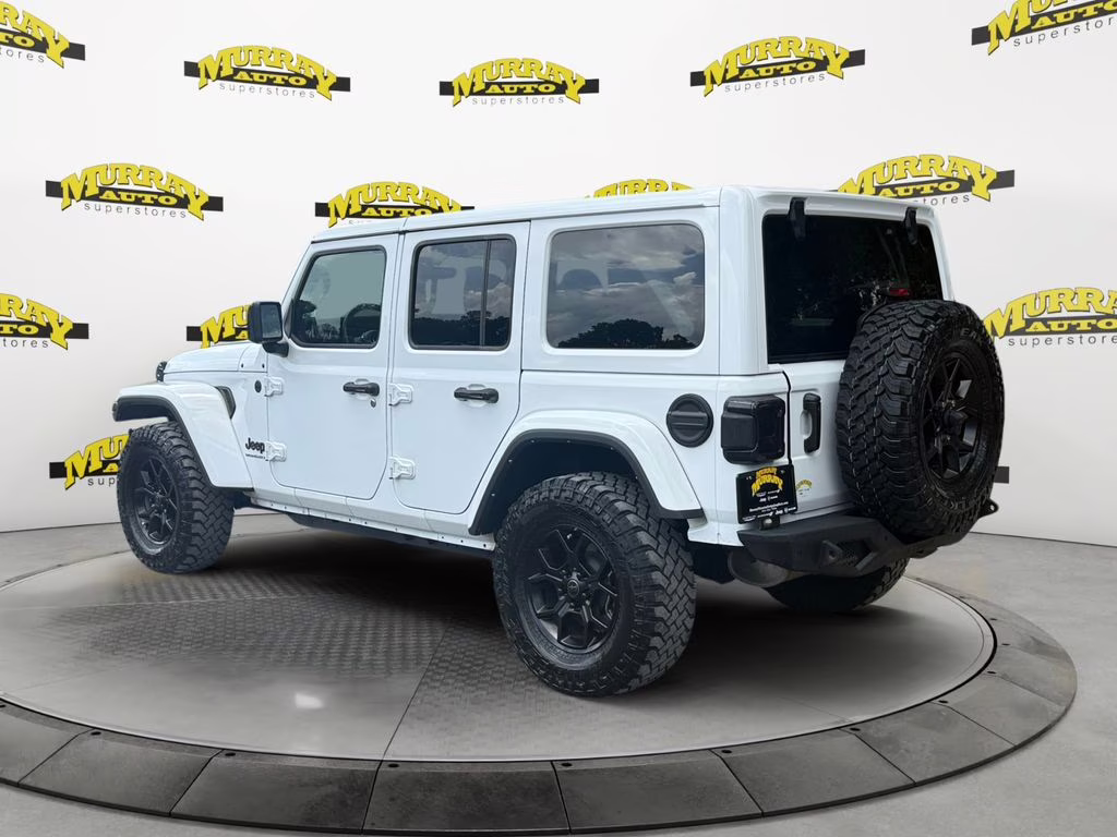 2023 Bright White Clearcoat Jeep Wrangler Altitude 4X4 SUV