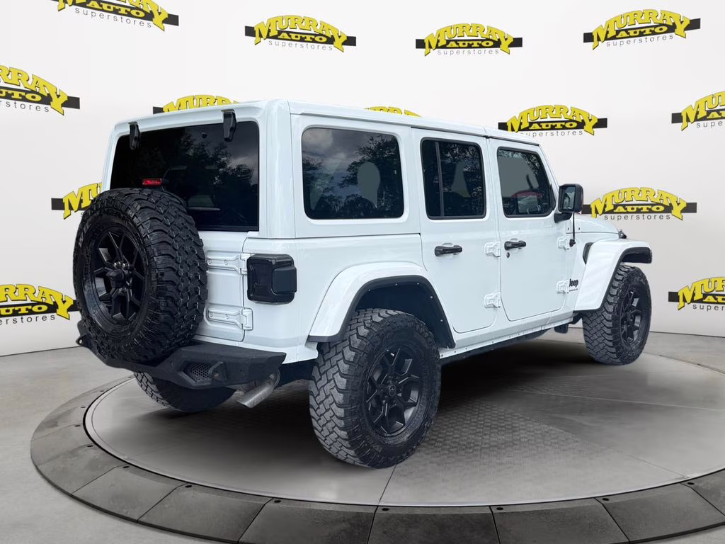 2023 Bright White Clearcoat Jeep Wrangler Altitude 4X4 SUV