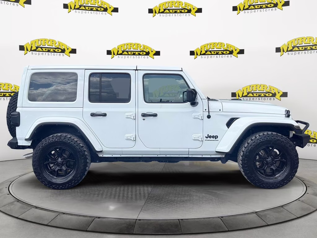 2023 Bright White Clearcoat Jeep Wrangler Altitude 4X4 SUV