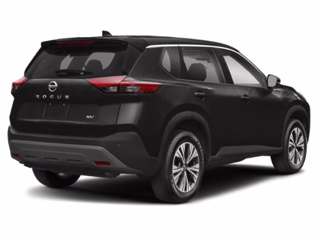 2021 Super Black Nissan Rogue SV AWD SUV