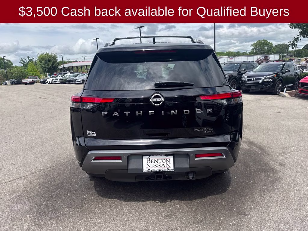 2026 Super Black Nissan Pathfinder Platinum 4X4 SUV
