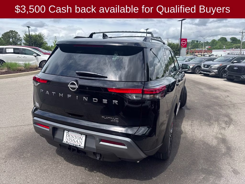 2026 Super Black Nissan Pathfinder Platinum 4X4 SUV