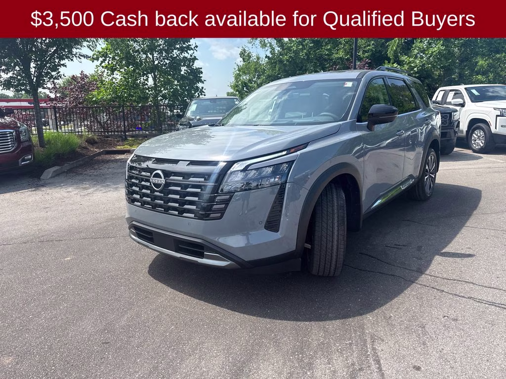 2026 Boulder Gray Pearl Nissan Pathfinder Platinum 4X4 SUV