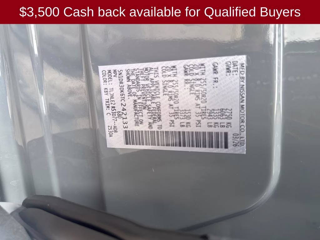 2026 Boulder Gray Pearl Nissan Pathfinder Platinum 4X4 SUV