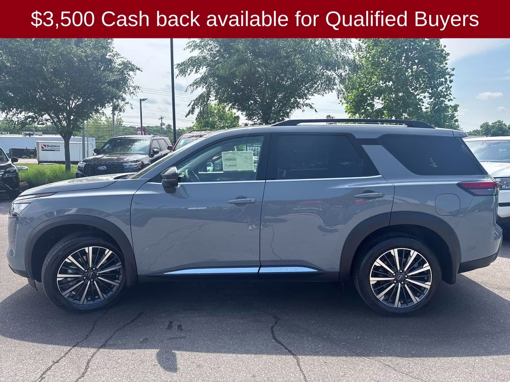 2026 Boulder Gray Pearl Nissan Pathfinder Platinum 4X4 SUV