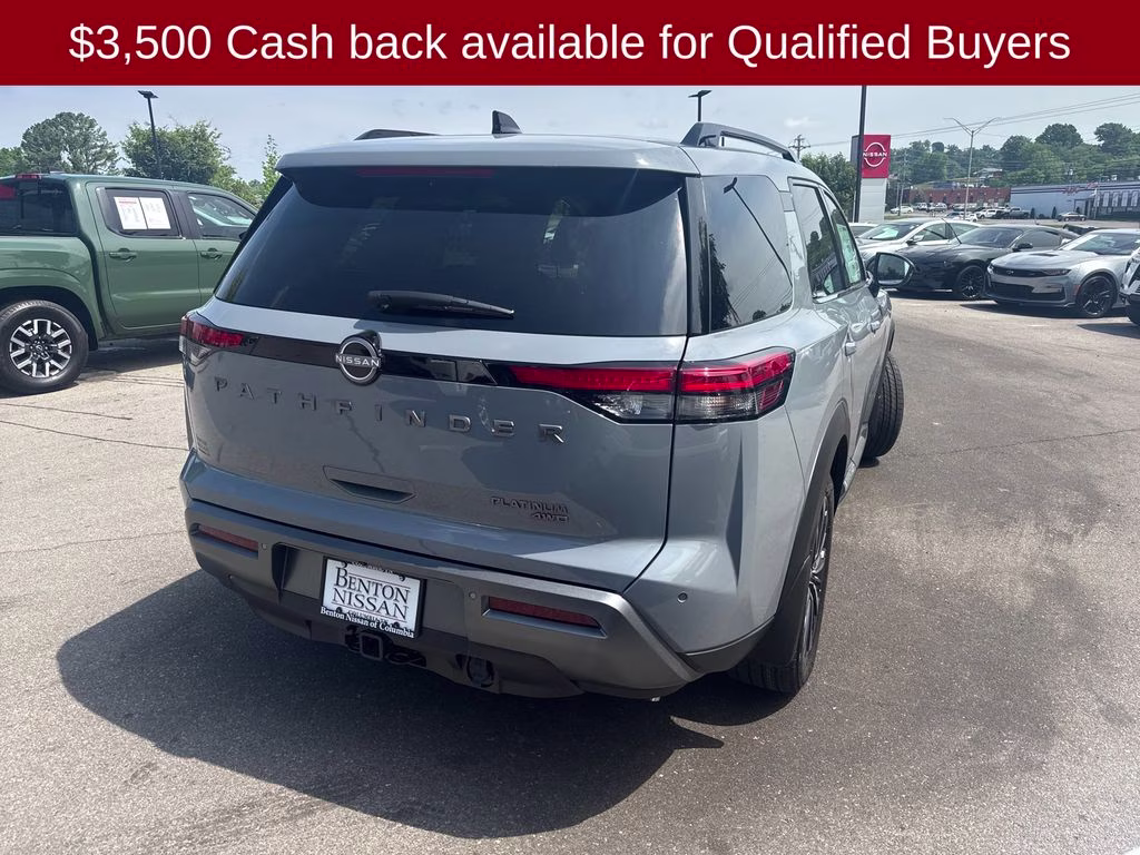 2026 Boulder Gray Pearl Nissan Pathfinder Platinum 4X4 SUV