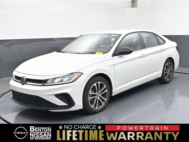 2025 White Volkswagen Jetta 1.5T Sport FWD Sedan