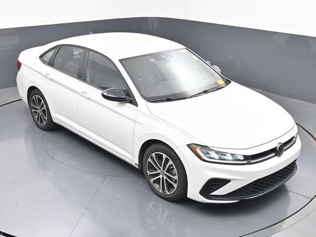 2025 White Volkswagen Jetta 1.5T Sport FWD Sedan