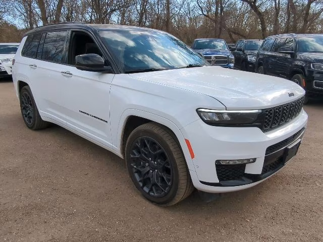 2023 Bright White Clearcoat Jeep Grand Cherokee L Summit 4X4 SUV