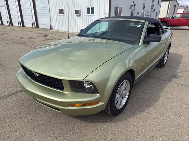 2006 Light Green Ford Mustang V6 RWD Convertible