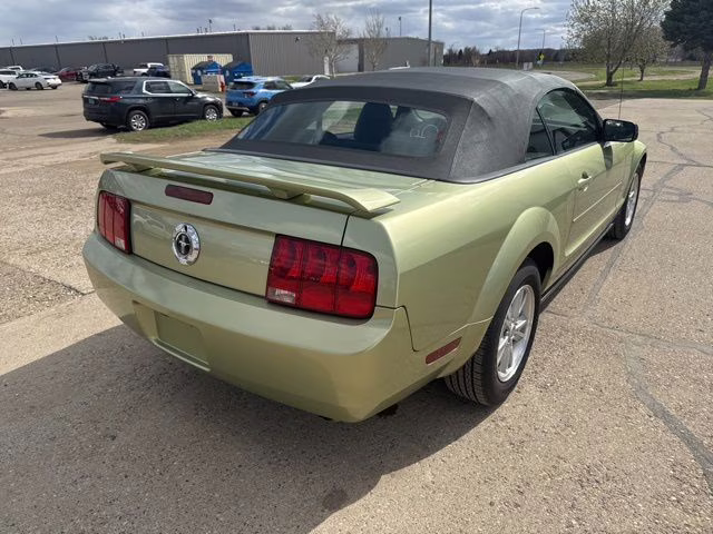 2006 Light Green Ford Mustang V6 RWD Convertible