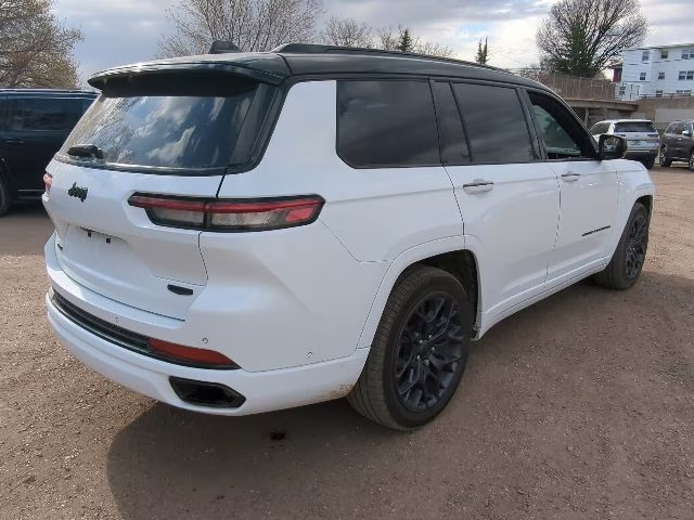 2023 Bright White Clearcoat Jeep Grand Cherokee L Summit 4X4 SUV