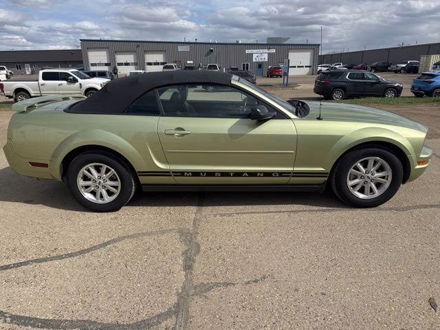 2006 Light Green Ford Mustang V6 RWD Convertible