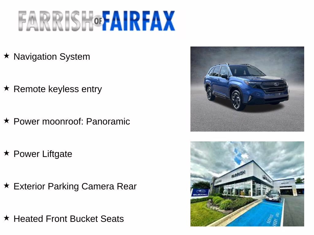 2026 Daybreak Blue Pearl Subaru Forester Premium Hybrid AWD SUV
