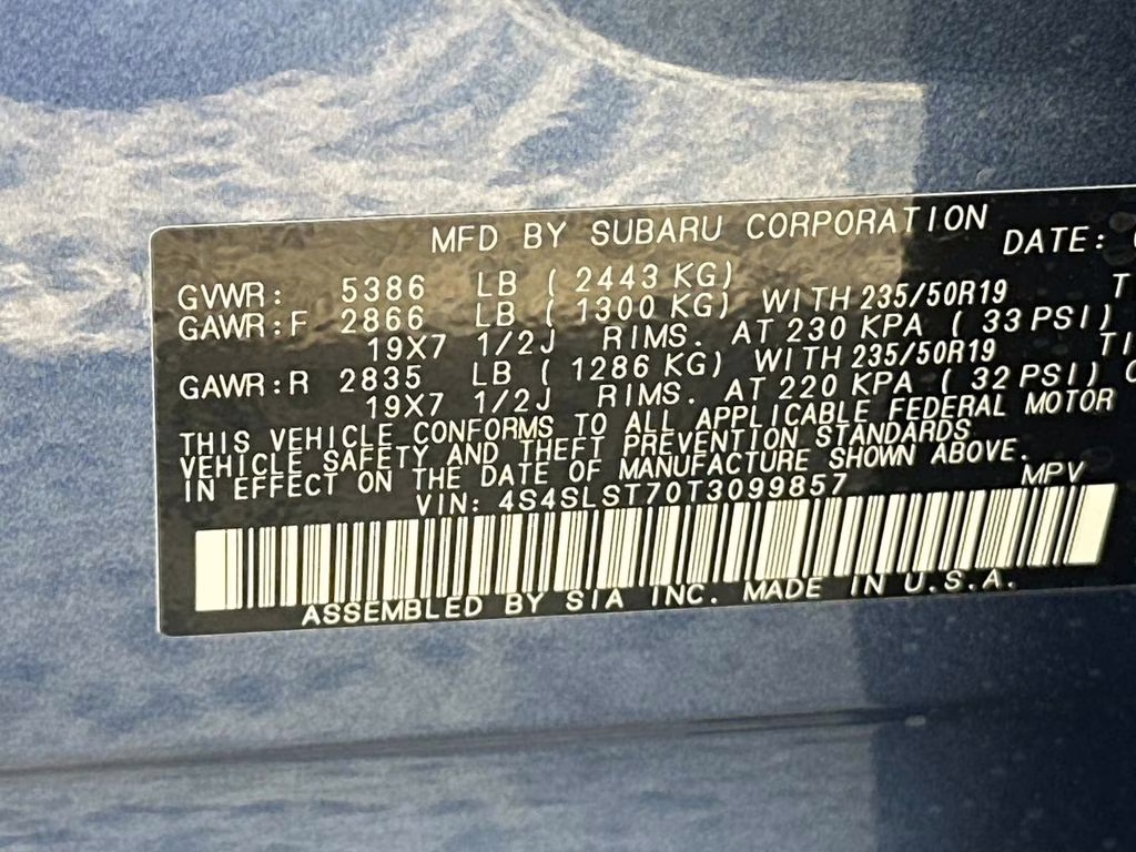 2026 Daybreak Blue Pearl Subaru Forester Touring Hybrid AWD SUV