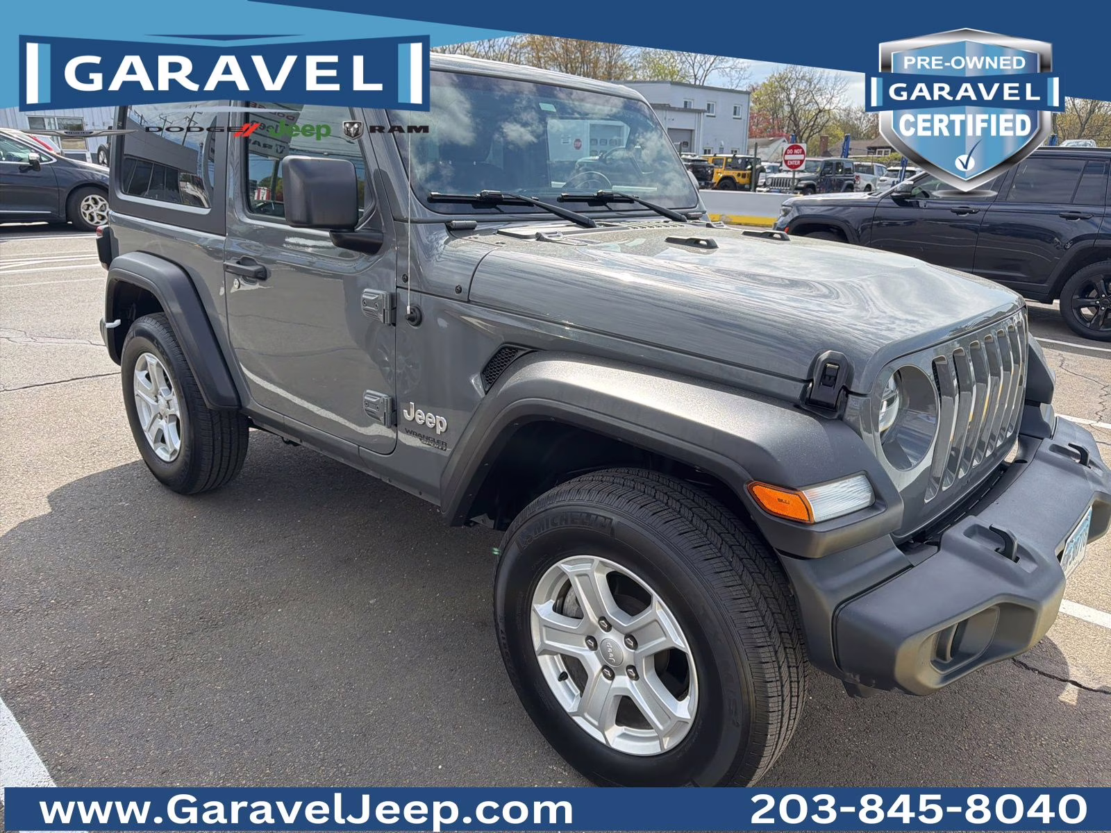 2021 Sting-Gray Clearcoat Jeep Wrangler Sport S 4X4 SUV