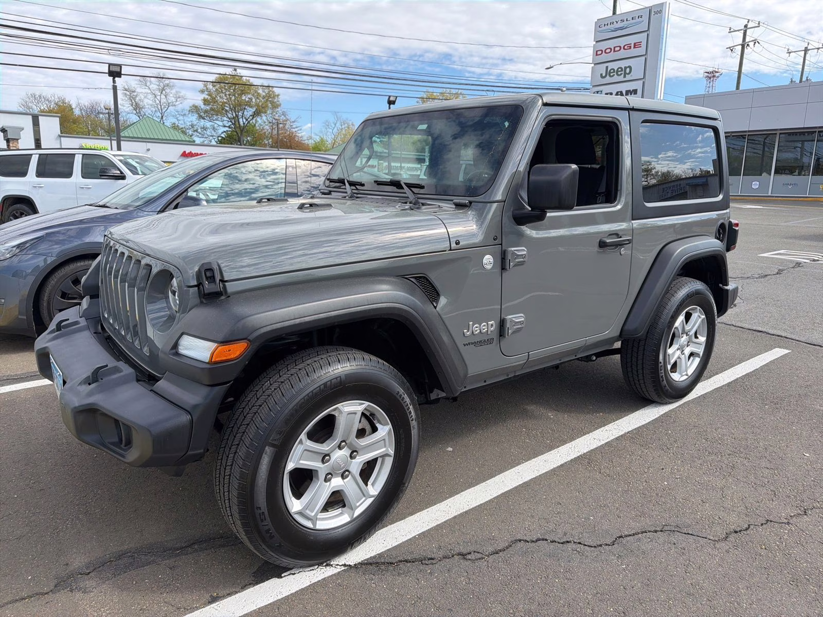2021 Sting-Gray Clearcoat Jeep Wrangler Sport S 4X4 SUV