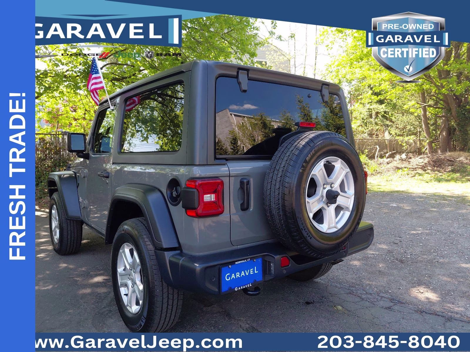 2021 Sting-Gray Clearcoat Jeep Wrangler Sport S 4X4 SUV