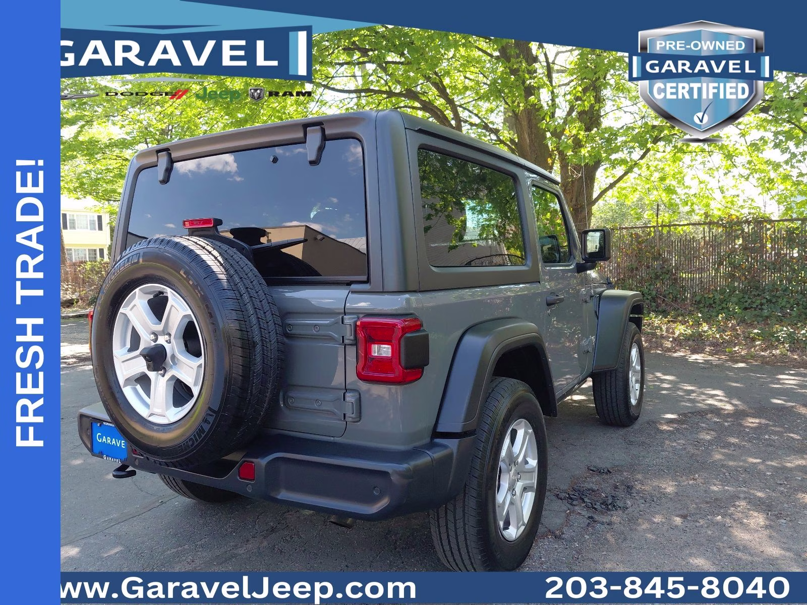 2021 Sting-Gray Clearcoat Jeep Wrangler Sport S 4X4 SUV