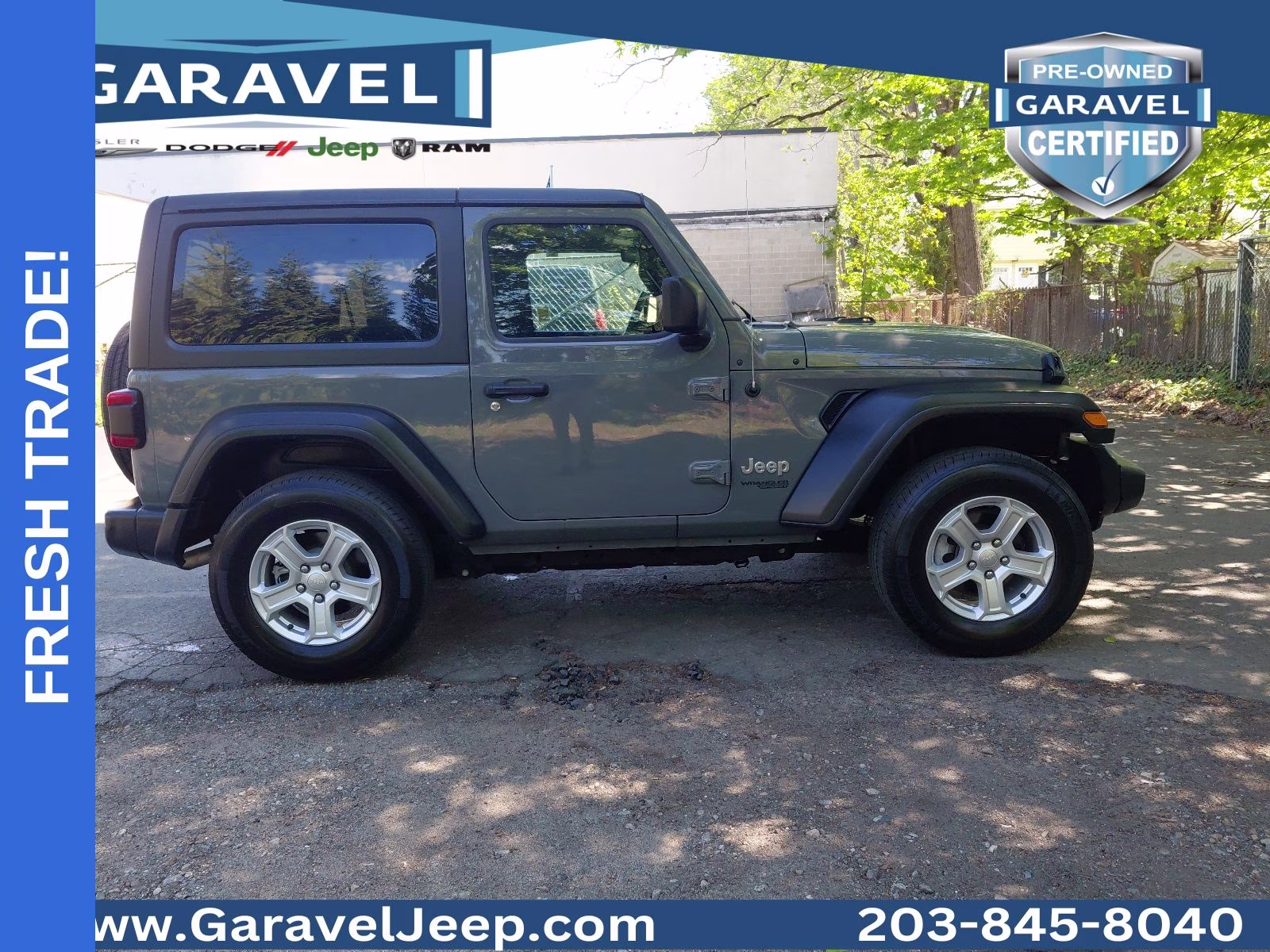 2021 Sting-Gray Clearcoat Jeep Wrangler Sport S 4X4 SUV