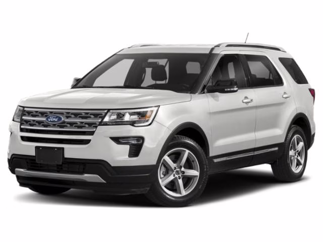2018 Oxford White Ford Explorer XLT 4X4 SUV