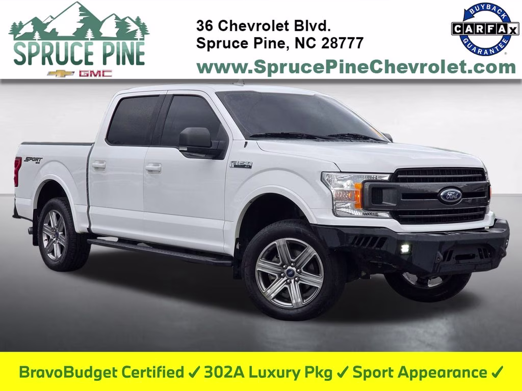 2018 Oxford White Ford F-150 XLT 4X4 Truck